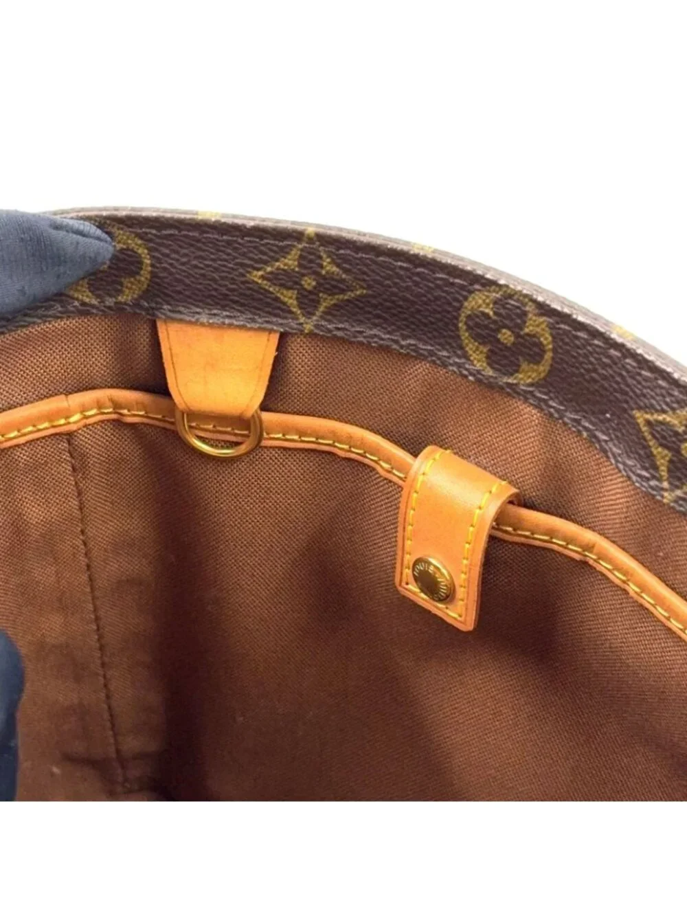 Louis Vuitton Vavin PM Monogram Leather Brown Light Handbag Gold